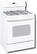Angle Standard. GE - 30" Self-Cleaning Freestanding Gas Range - White-on-White.