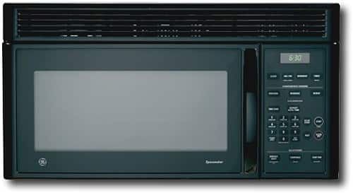 ge spacemaker over the range microwave black