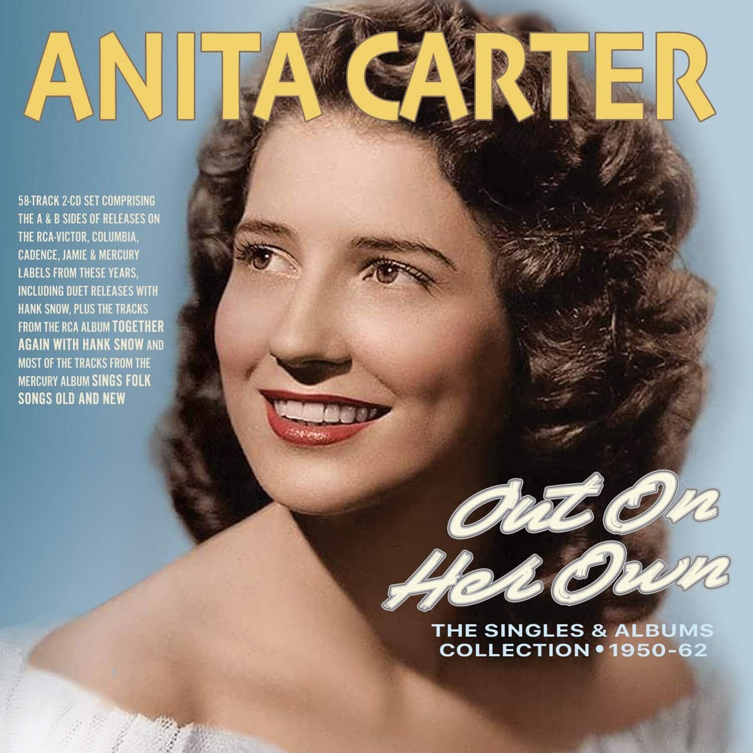 Anita Carter - Out On Her Own: The Singles & Albums Collection 1950-62   - COMPACT DISCS [CD]