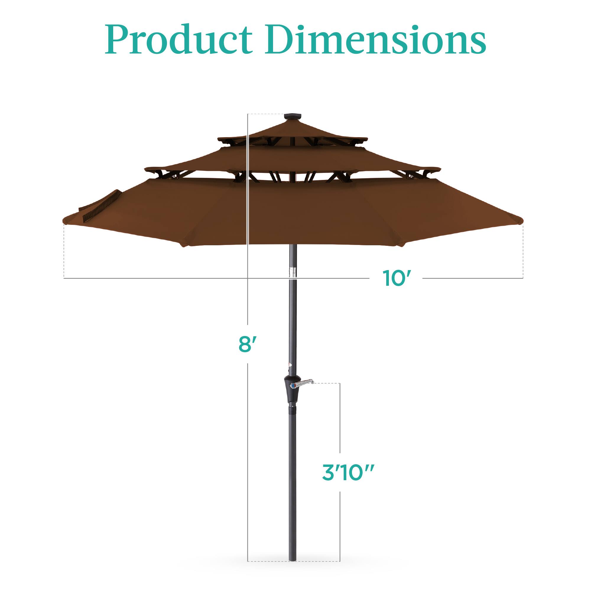 Product Dimensions

10'  
8'  
3'10"