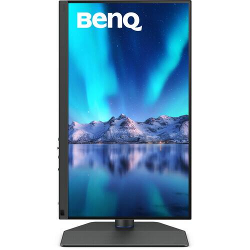 Alt View 2. BenQ - PhotoVue 27" QHD 1440p HDR Monitor 5 ms 16:9 1000:1 99% Adobe RGB, USB-C, USB Hub HDMI & DisplayPort - Black.