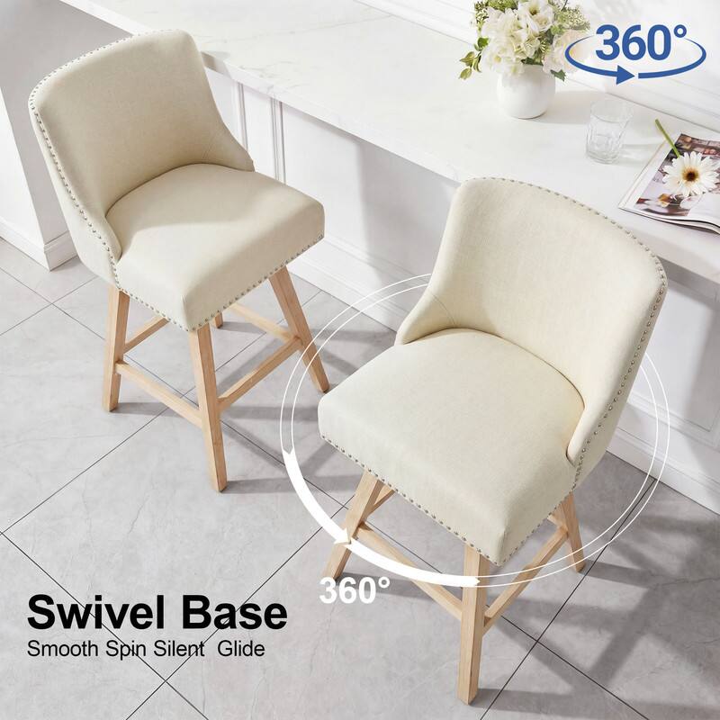 360° Swivel Base  
Smooth Spin Silent Glide