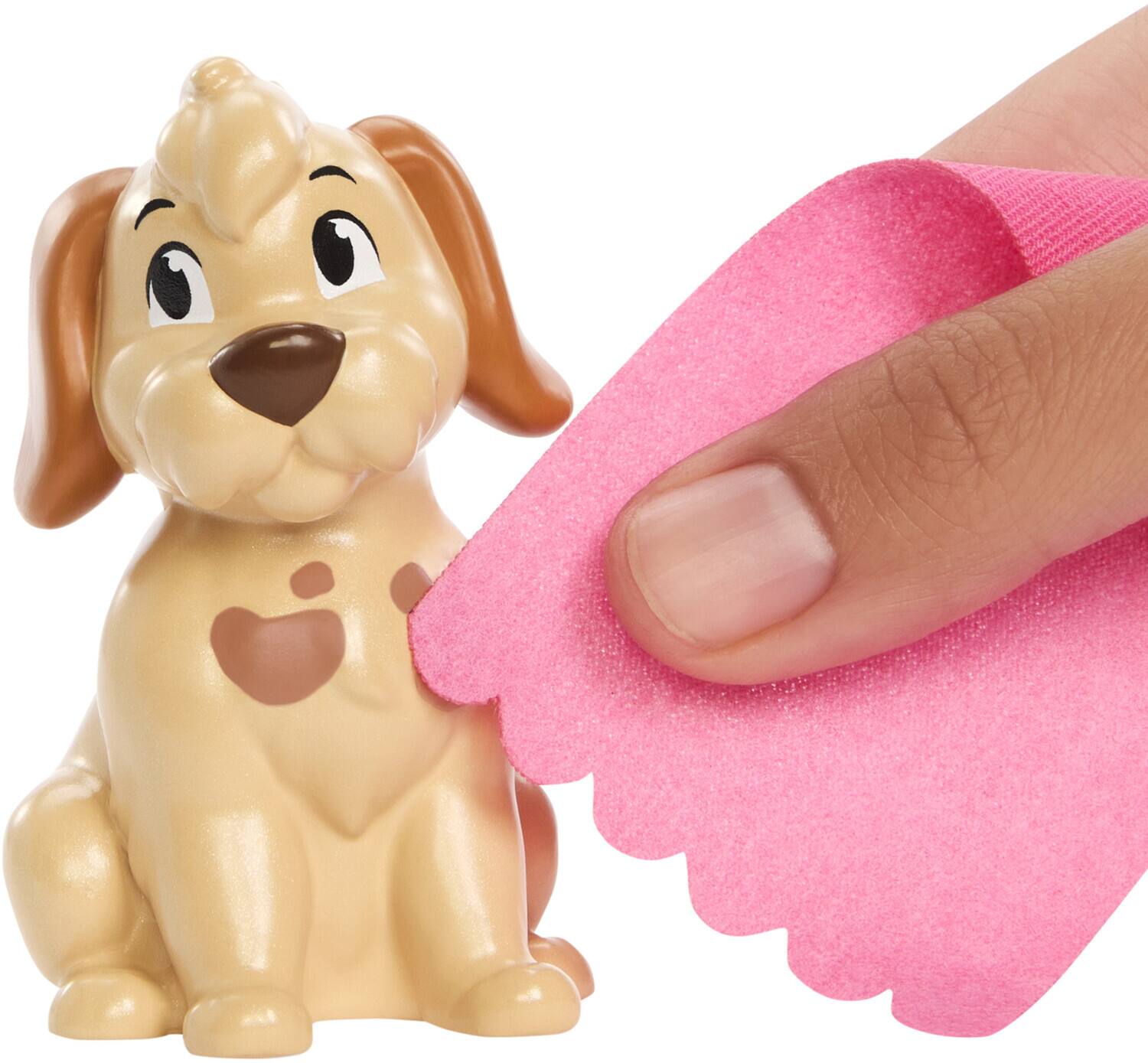 Alt View 4. Mattel - Mattel - Disney Princess Belle Bathe & Brush Dog   - Collectibles - Multicolor.