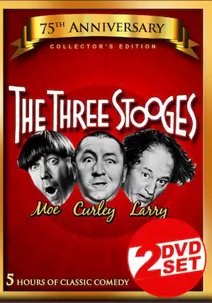 Front. The Three Stooges: Five Hours of Classic Comedy (2 Dis - DVD.