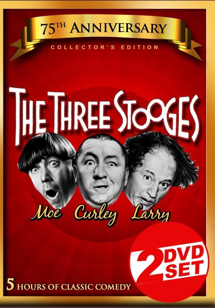Front. The Three Stooges: Five Hours of Classic Comedy (2 Dis - DVD.