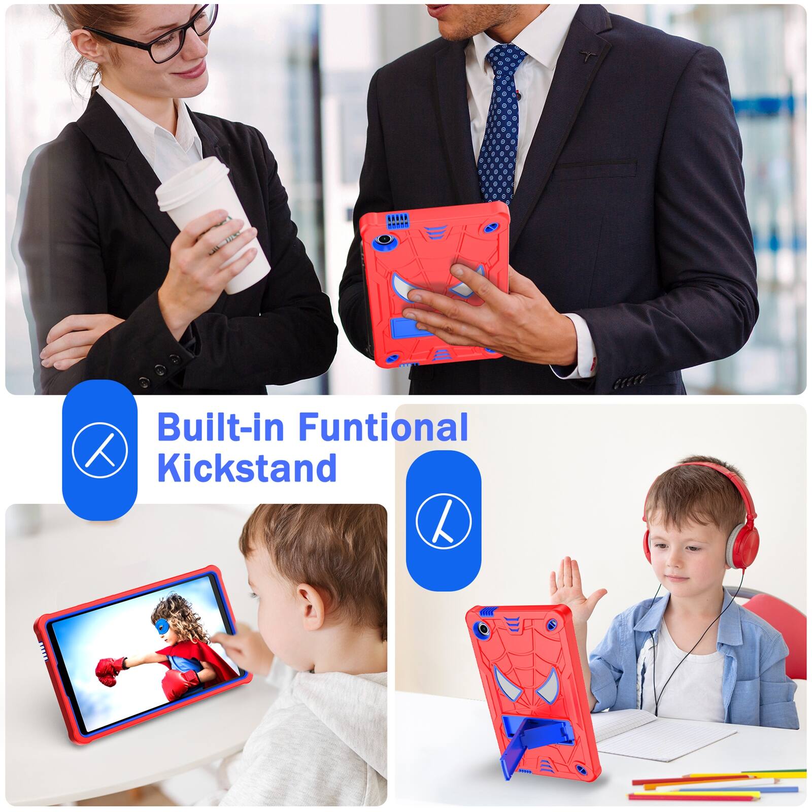 Built-in Functional Kickstand