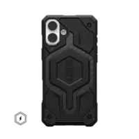 UAG - Monarch Pro Series Case with Magsafe for Apple iPhone 16 Plus - Carbon Fiber - Front_Zoom