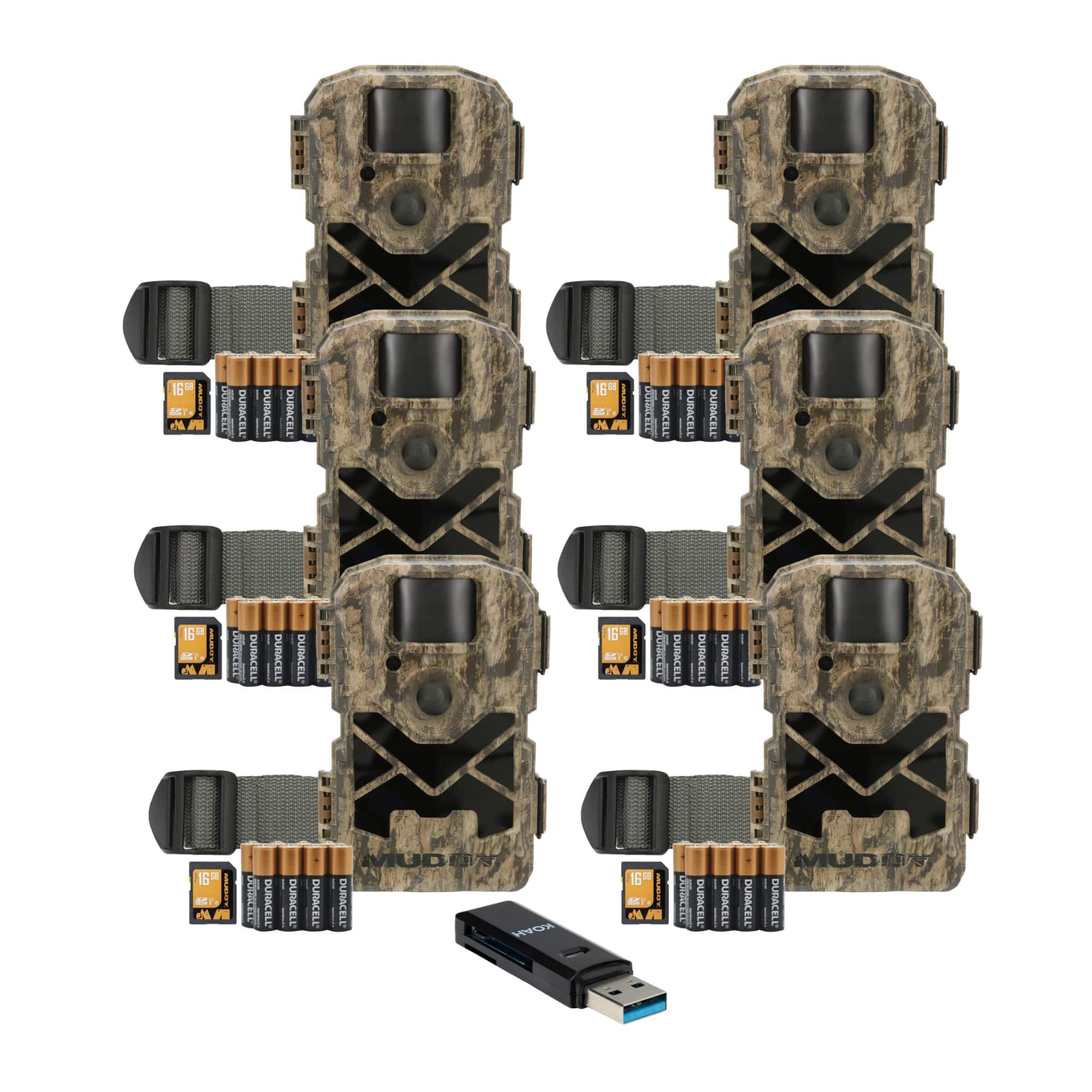 Muddy - Pro Cam 28 Trail Camera Combo with Batteries, SD Card, and Card Reader