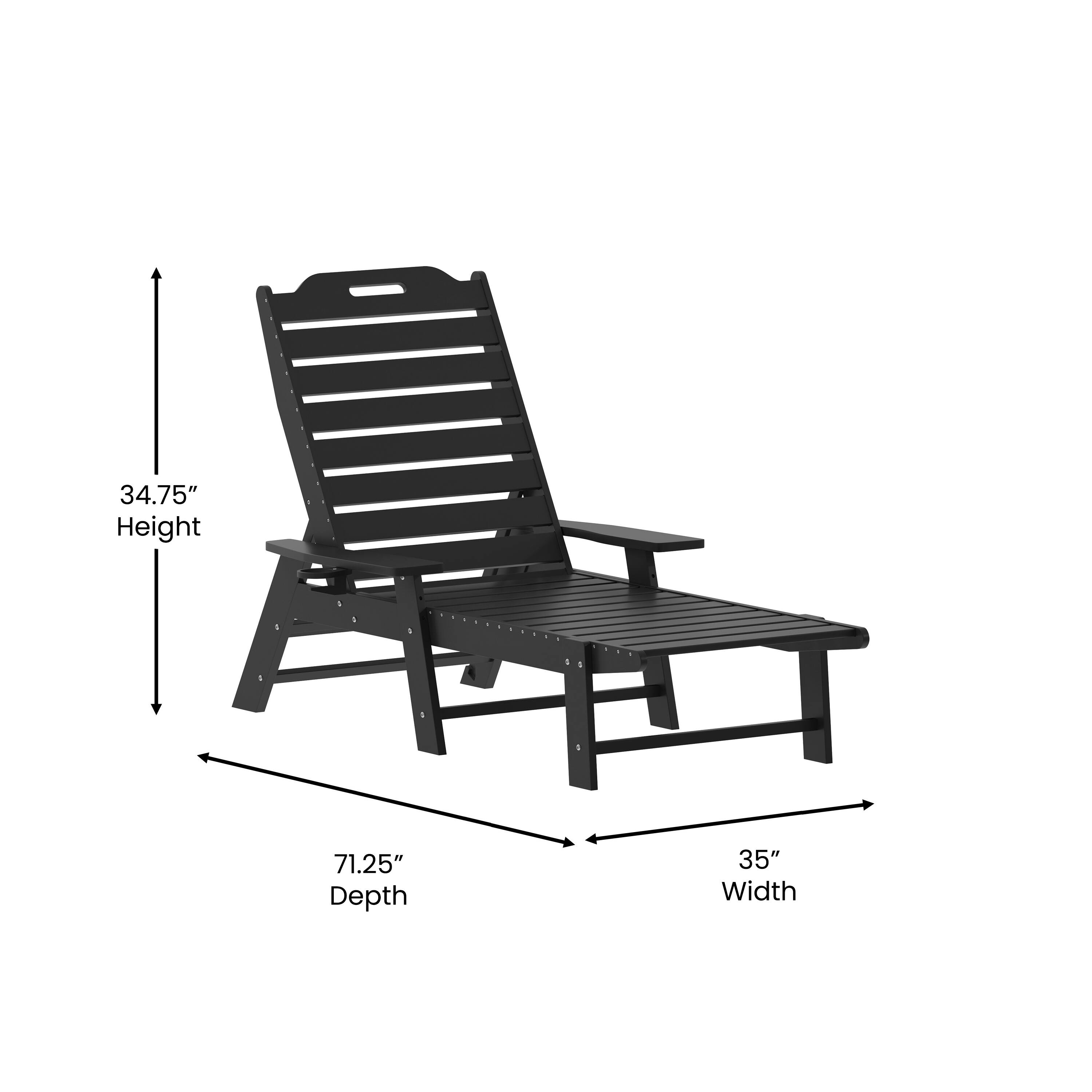 34.75" Height  
71.25" Depth  
35" Width