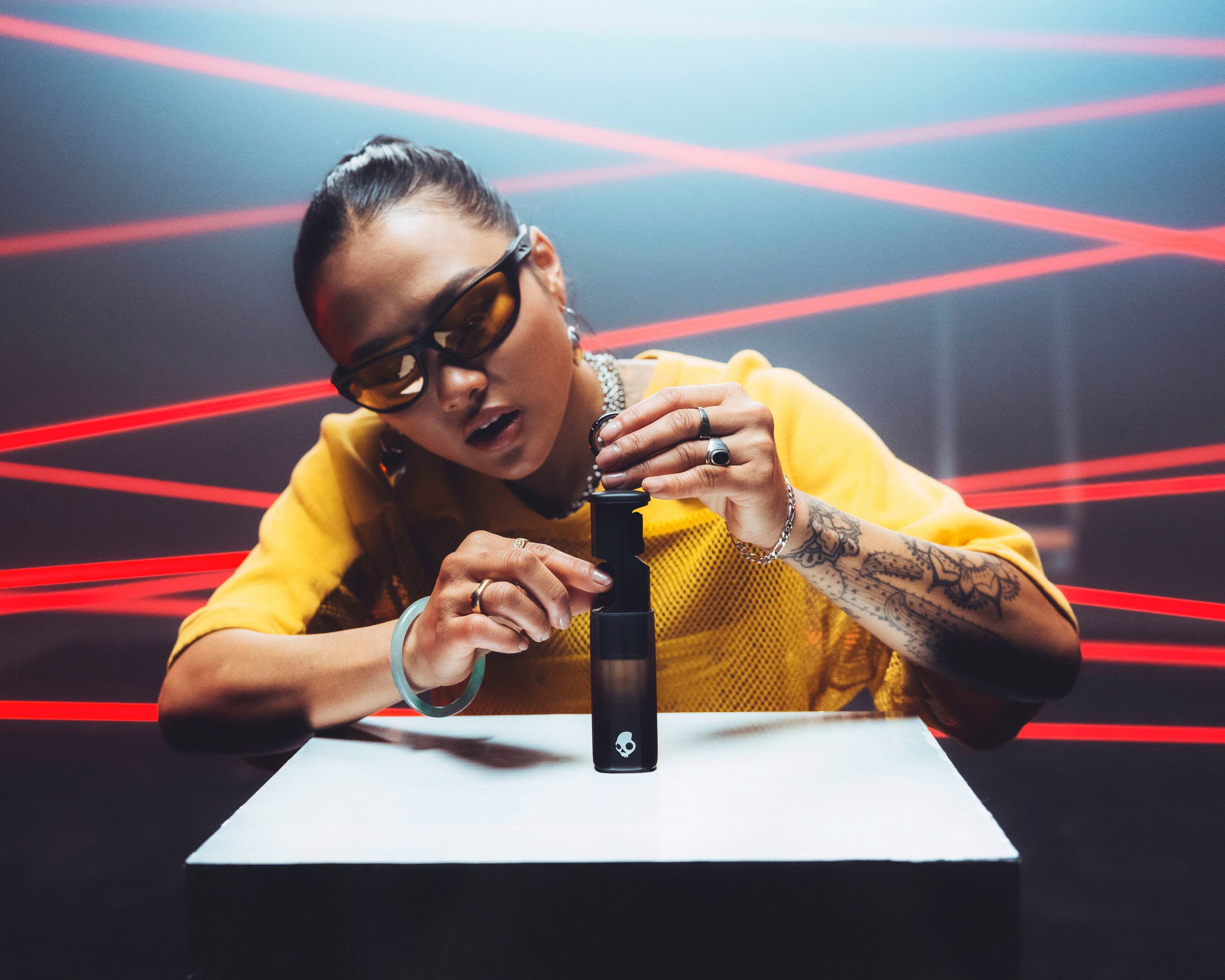 Alt View 20. Skullcandy - Method 360 ANC True Wireless Noise Cancelling Earbuds - Black.