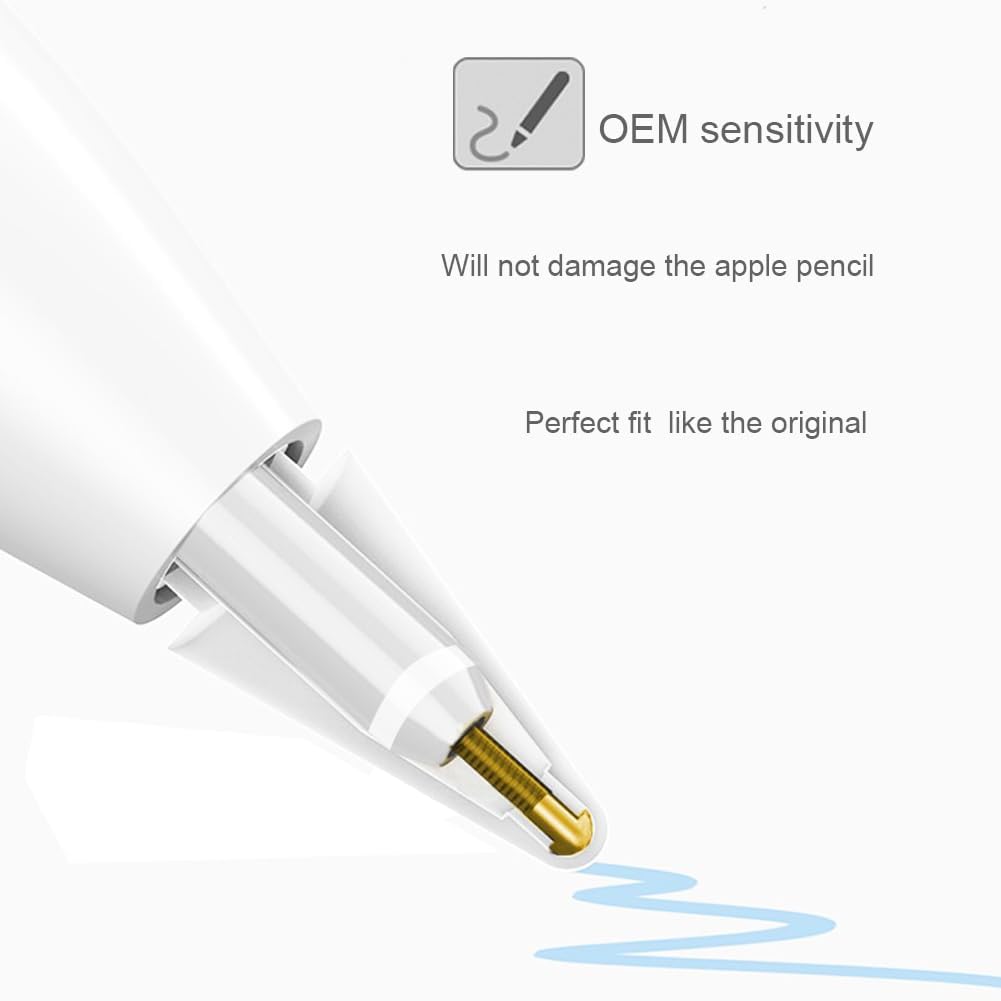 OEM sensitivity  
Will not damage the apple pencil  
Perfect fit like the original
