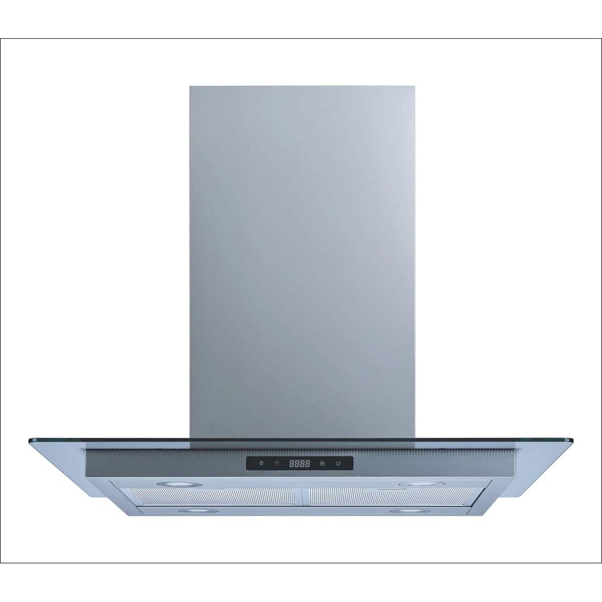 Winflo - 30 inches - Convertible - Island Range Hood - Stainless Steel
