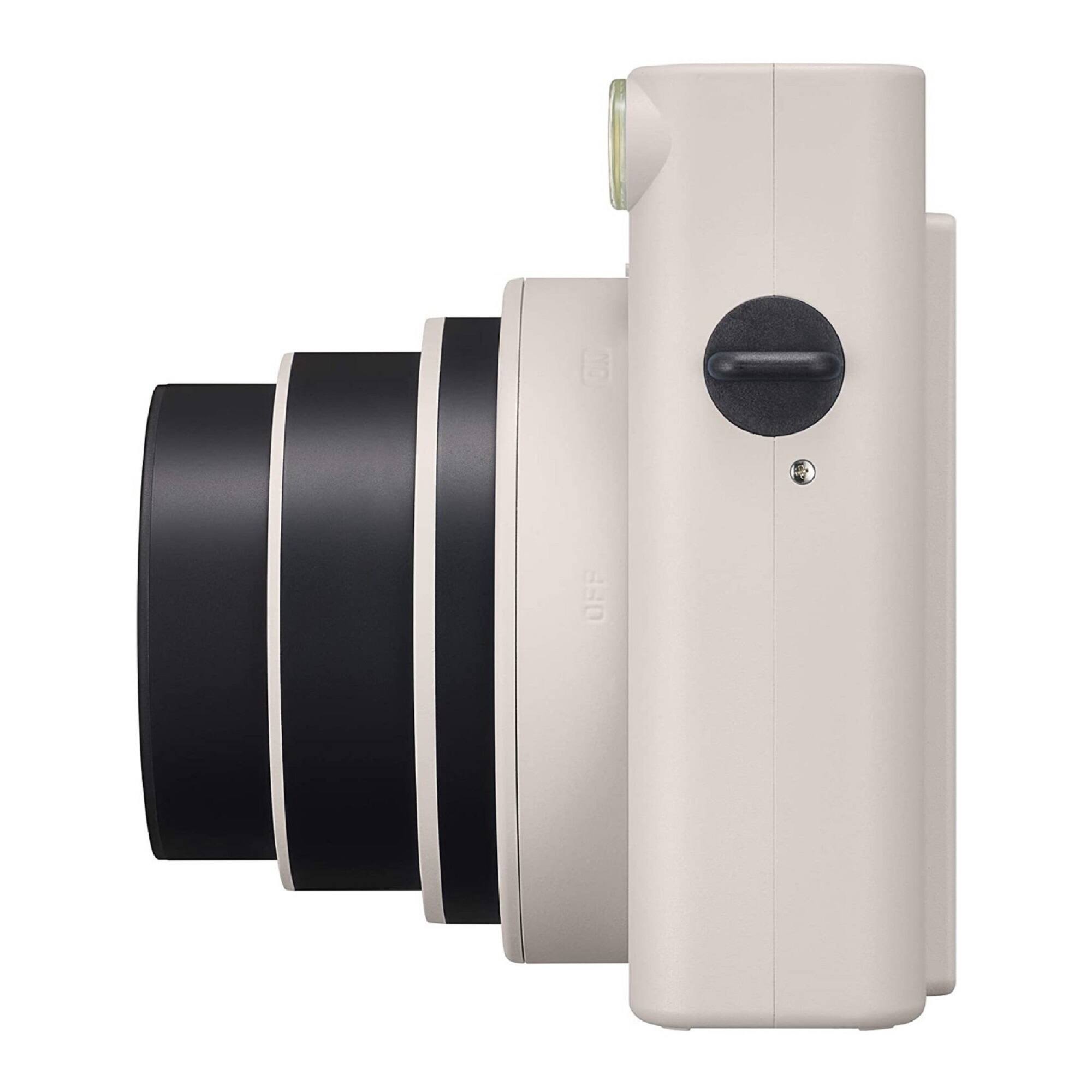 Left. Fujifilm - Fujifilm Instax Square SQ1 Instant Camera (Chalk White) Film Bundle.