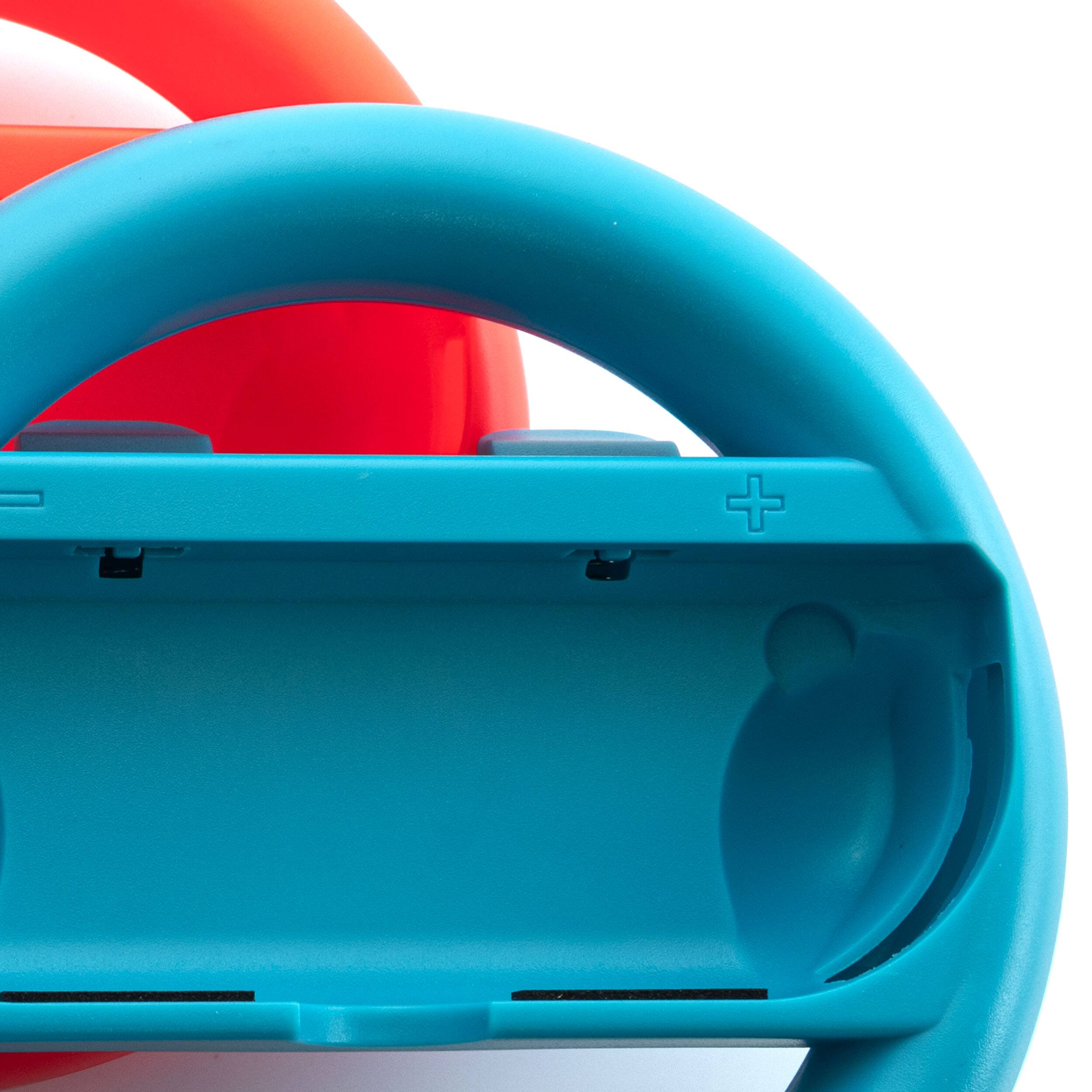 Alt View 5. Gamefitz - Nintendo Switch Steering Wheels in Red and Blue.