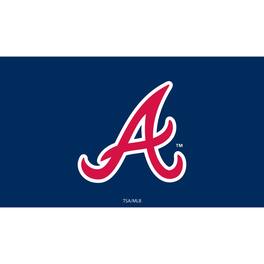 Evergreen Enterprises - Atlanta Braves 28" x 16" Logo Indoor/Outdoor Trapper Mat - Multicolor