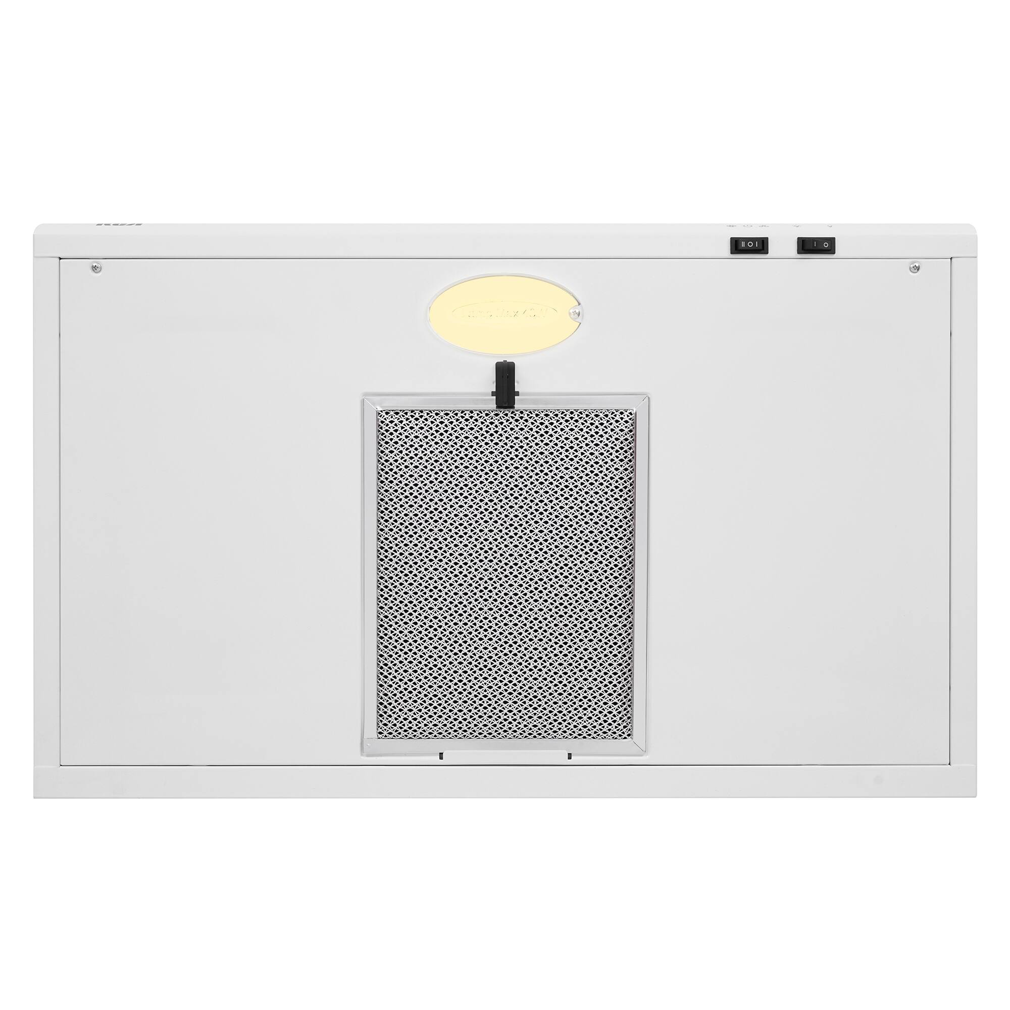 Alt View 3. RCA - R-RHUCC30SWH 30 in. Century Collection Ductless 160 CFM Under Cabinet Range Hood, Reusable Filter, Light, White - White.