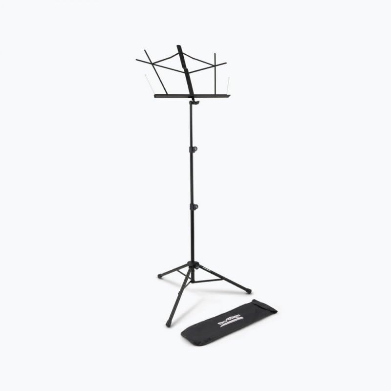 Alt View 8. On Stage Stands - On-Stage SM7222BB Tripod-Base Sheet Music Stand with Bag (Portable, Folding Sheet Music Setup, Adjustable Height and - Black.