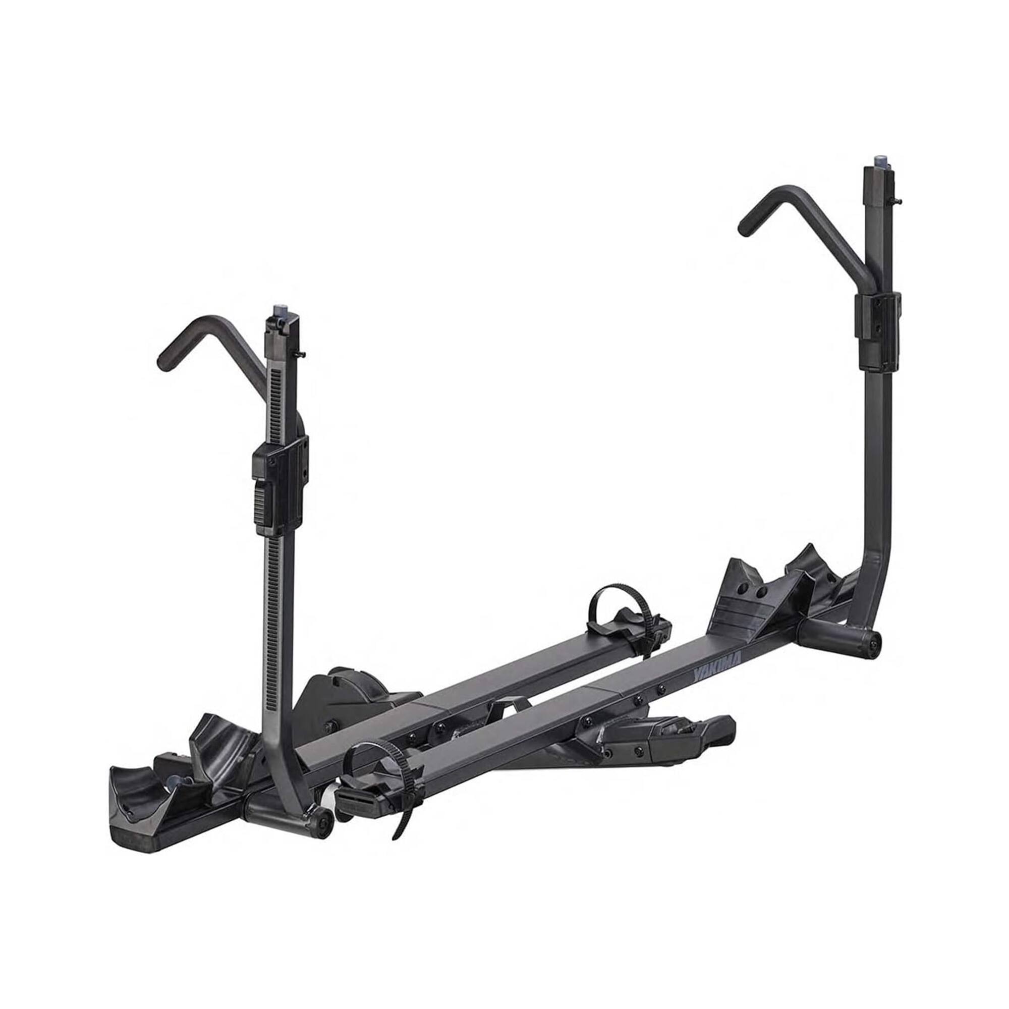Front. Yakima - Yakima StageTwo Premium 4 Bike Tray Hitch Bike Rack Compatible w/ 52" Wheelbases - Anthracite.