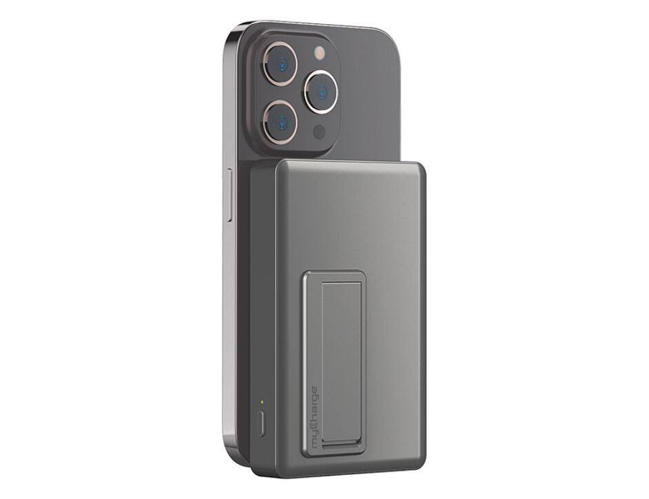 myCharge - Maglock Wireless Magnetic Powerbank With MagSafe | Color: - Black