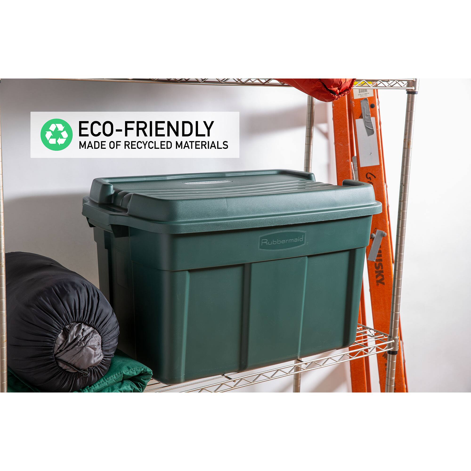 ECO-FRIENDLY  
MADE OF RECYCLED MATERIALS  

Rubbermaid
