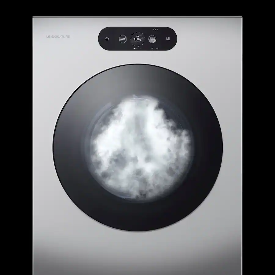 LG SIGNATURE 9.0 Cu. Ft. Stackable Smart Electric Dryer with Steam and ...