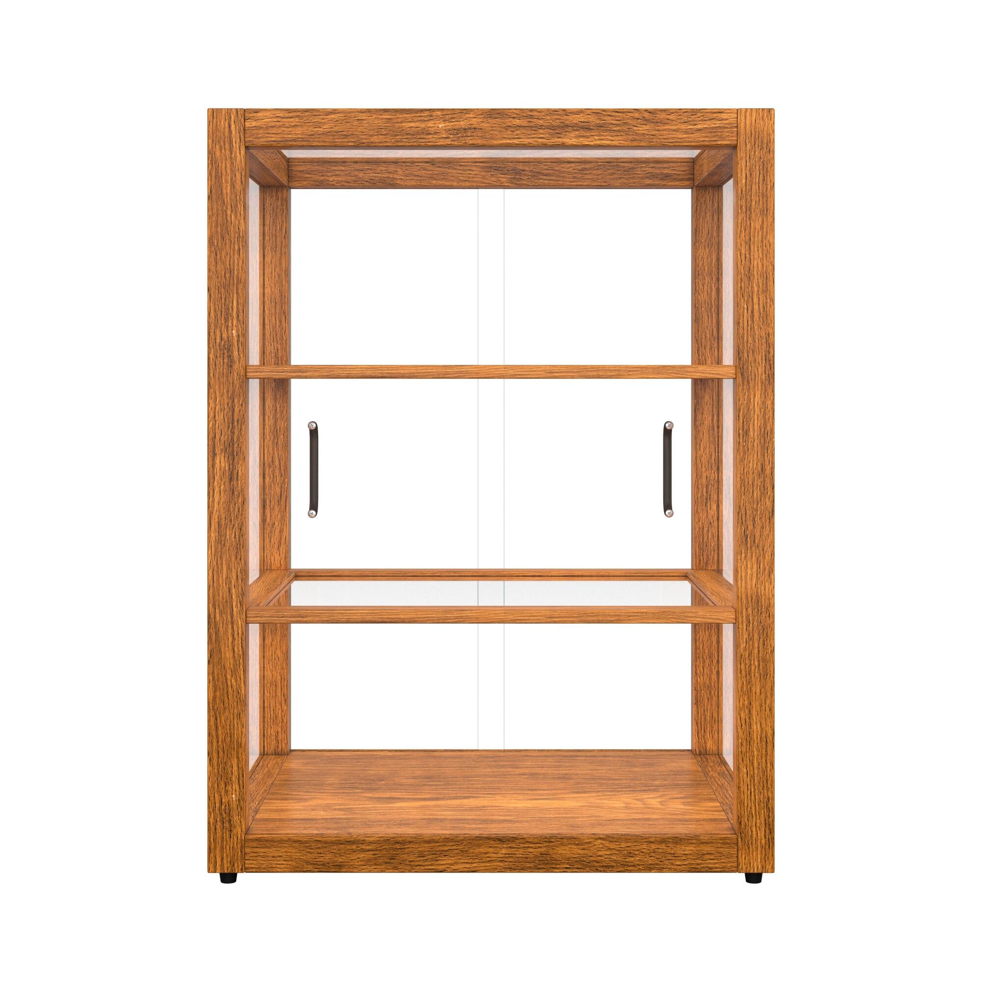 Alt View 6. Koolmore - 21 In. Artisan Upright Light Wooden Bakery Display Case 3.5 Cu. ft. (KM-BDW-25L) - Ash wood color.