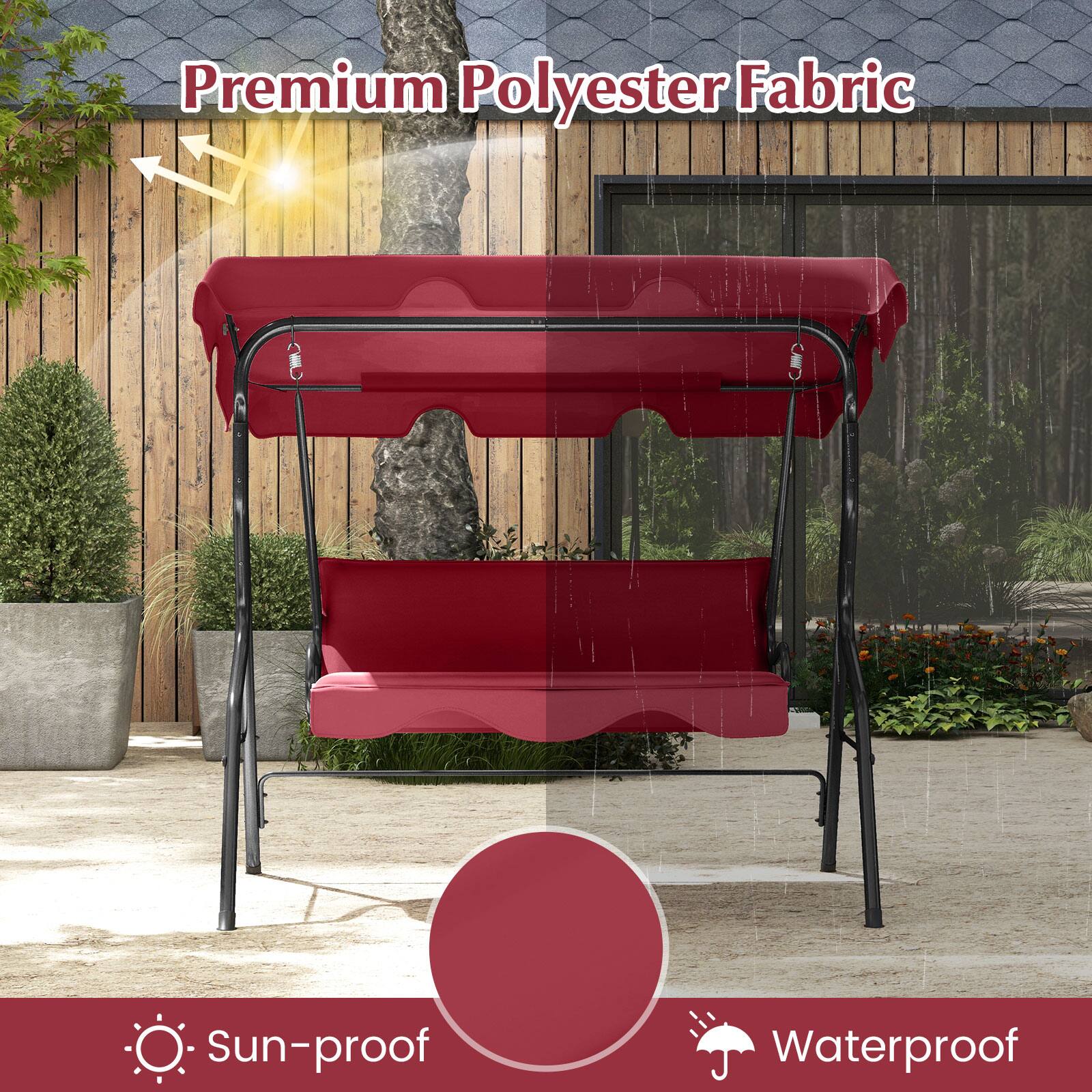 Premium Polyester Fabric  
Sun-proof  
Waterproof