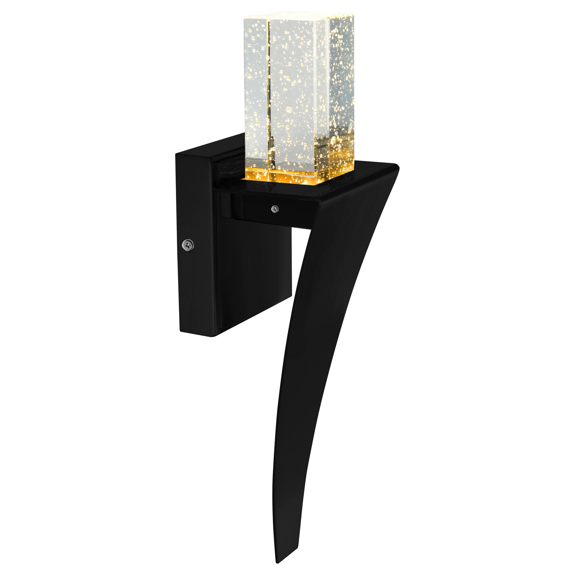 Back. CWI Lighting - Catania LED Integrated Black Wall Light - Black.