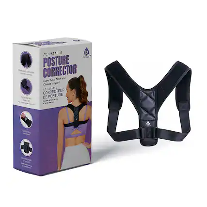 TA ADJUSTABLE D PURDONIC POSTURE Breathable & Comfortable CORRECTOR Repiunt . Caotatoe Neck and Upper back, Clavicle support ADJUSTABLE CORRECTEUR Hgy qally DE POSTURE tabric hA de des mude 2 et Souten de Tow clevicule aa . a ae Ago Cunbie wlon H Pud D Adjatatile bucide tor perfuct Srcdke i agai T Sytnetjaf . A