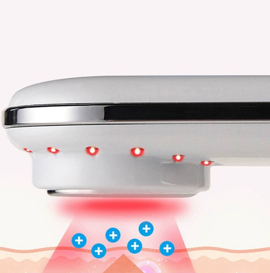 Alt View 3. Cluzine - Portable Rechargeable LED Facial Instrument EMS Lifting Anti-Aging Beauty Device.