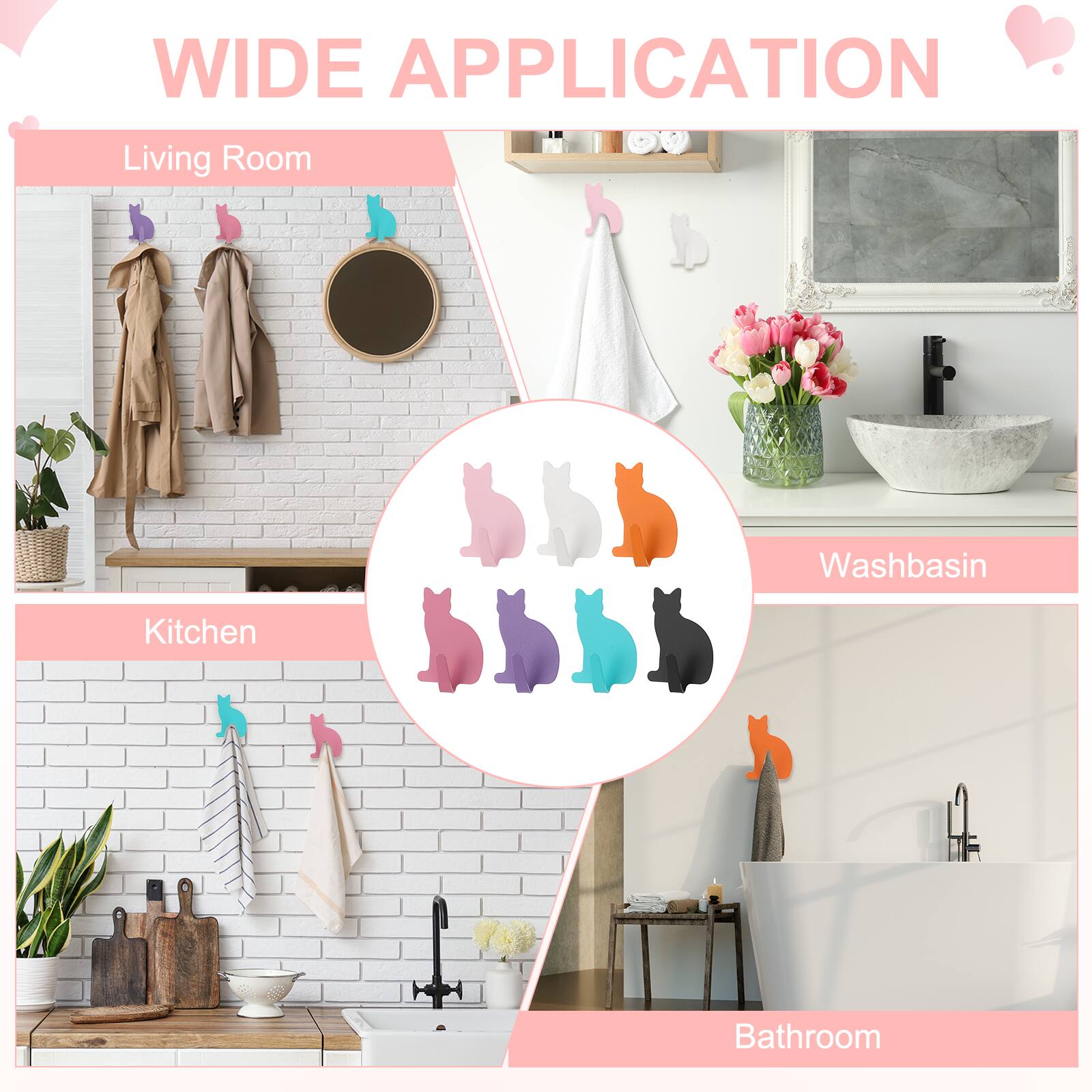 WIDE APPLICATION

Living Room  
Kitchen  
Washbasin  
Bathroom