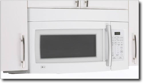 LG LTRM1240SW Microwave/Toaster Oven with 9 Browning levels: White