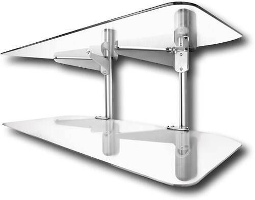 Angle Standard. Vantage Point - 2-Shelf Wall-Mount A/V Component Rack.