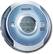 Front Standard. Philips - Portable CD Player with LCD Touch Screen - Silver/Blue.