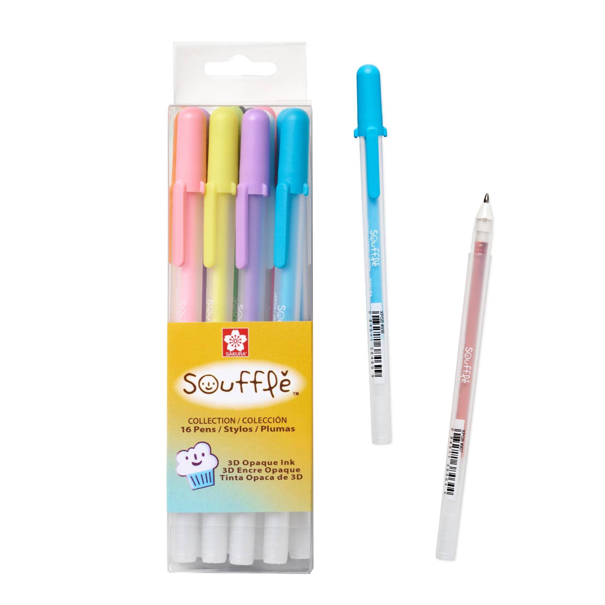 Sakura 3D Souffle Pen, Opaque White and Pastel Colors, 16 Pack - Best Buy