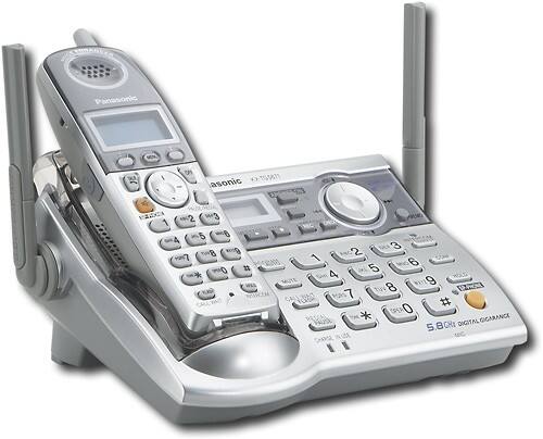 Angle Standard. Panasonic - GigaRange 5.8GHz Cordless Phone with Digital Answering Machine.