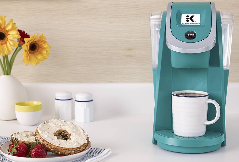Alt View 15. Keurig - K200 Single-Serve K-Cup Pod Coffee Maker - Turquoise.