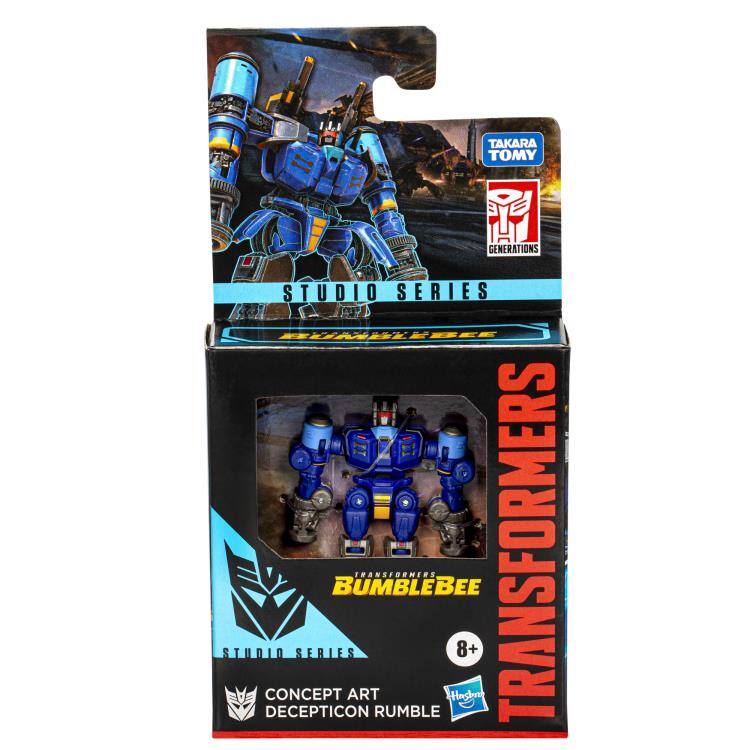 TAKARA TOMY GENERATIONS  
STUDIO SERIES  
BUMBLEBEE  
STUDIO CONCEPT DECEPTICON SERIES  
BUMBLEBEE  
ART  
TRANSFORMERS  
RUMBLE  
8+