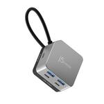 j5create - Flexible Ports USB-C® 4K144 HDMI™ Hub - Cube Plus 6 in 1 for Windows, macOS, Chrome OS - Space Gray