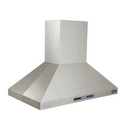 Kucht - 48 inches - Externally Vented - Island Range Hood - Stainless Steel