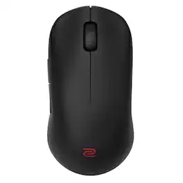 BenQ - Refurbished Excellent - Zowie U2 Wireless Gaming Mouse 3200 DPI 60g Lightweight Symmetrical 5-Button Enhanced Receiver - Wireless - Black