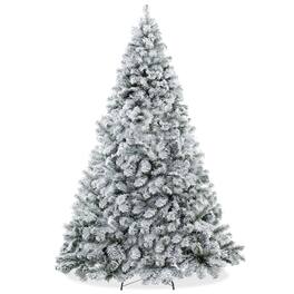 Casafield - Realistic Snow-Flocked Pine Artificial Holiday Christmas Tree - Green