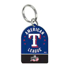 WinCraft - Texas Rangers America 250 Premium Acrylic Key Ring - Multicolor