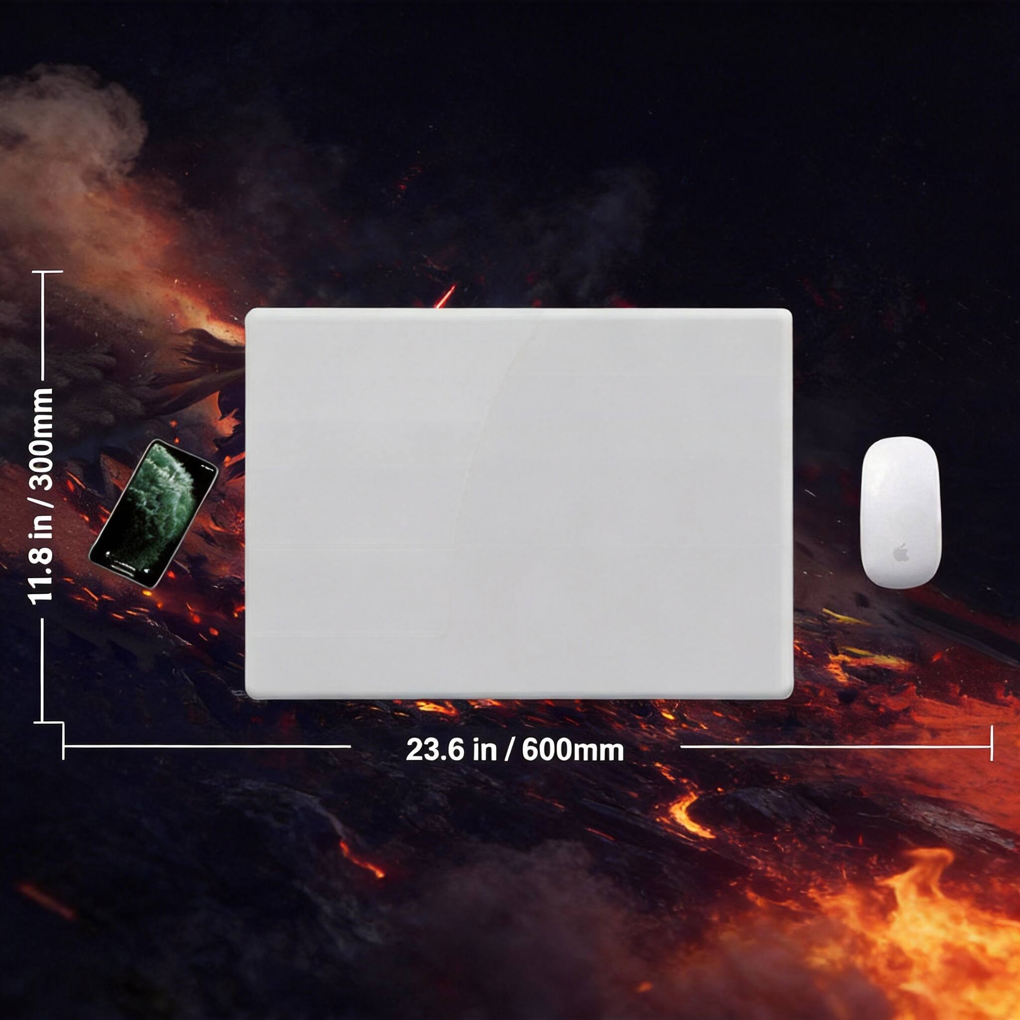 I 300mm / 11.8 in / 300mm / 11.8 in / 23.6 in / 600mm