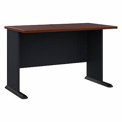 Front. Bush Business Furniture - 48"W Desk(WC90448A) - Ash Gray.