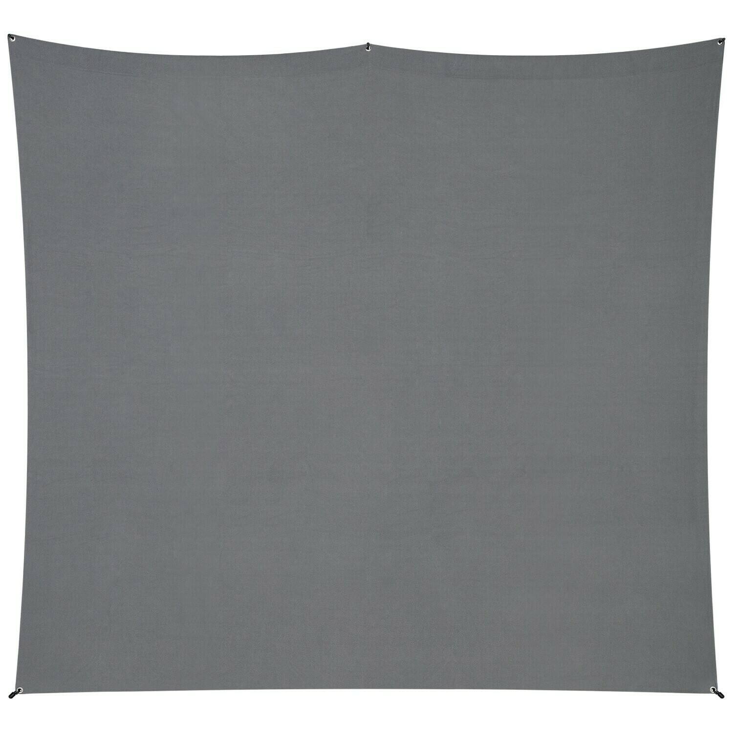Front. Westcott - Westcott X-Drop Pro Wrinkle-Resistant 8 x 8 Feet Backdrop Kit (Neutral Gray).