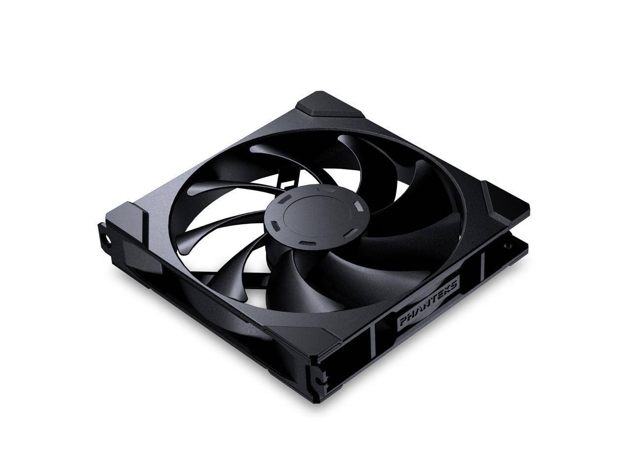 Front. Phanteks - Phanteks M25-140 Gen2, Daisy Chain Unified Fan frame, 140mm PWM High Performance Cooling Fan, Black - Black.