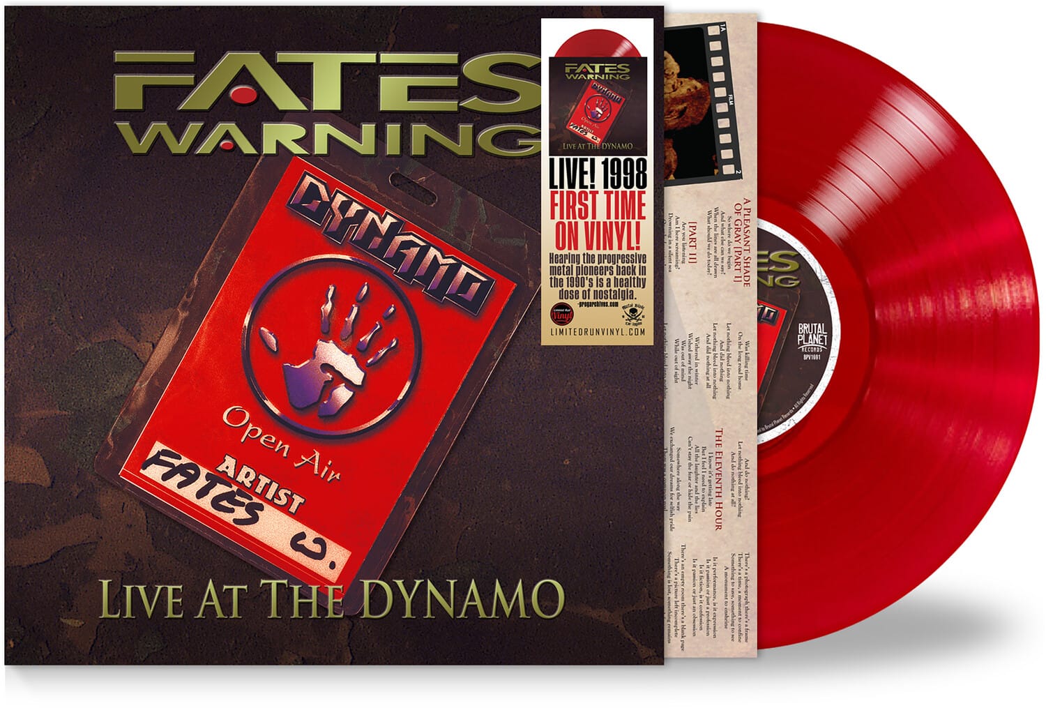 Fates Warning - Live at the Dynamo - Crimson Red  - VINYL LP