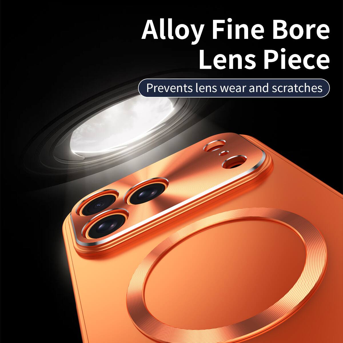 Alloy Fine Bore Lens Piece  
Prevents lens wear and scratches