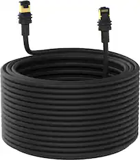 Front. TECSTR - Starlink Gen 3 Cable – 150 ft - Black.